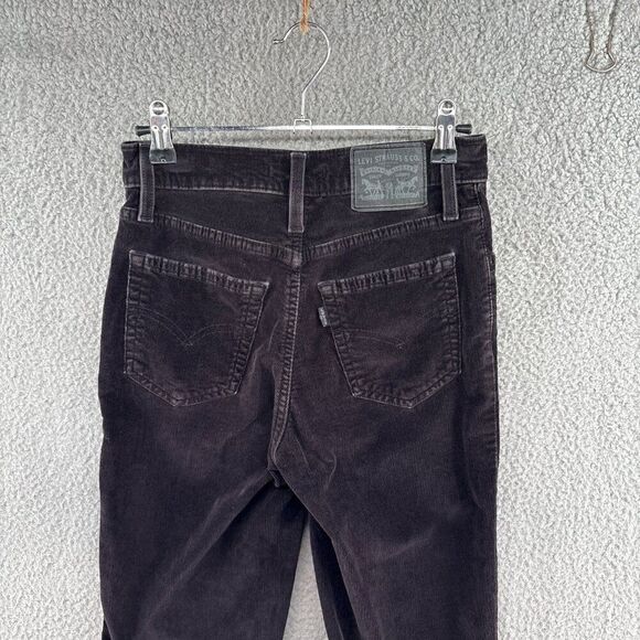 Levi’s 724 High Rise Straight Corduroy Pants Brown Size 25 - Picture 8 of 12